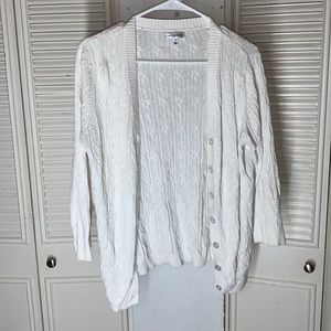 White pretty knit cardigan